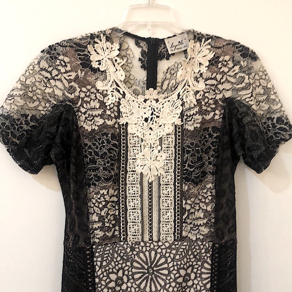 Byron Lars Lace Melange Dress - Picture 6 of 9